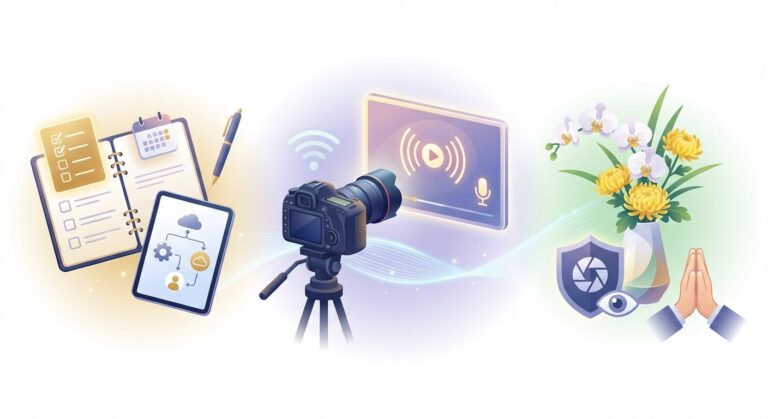 告別式直播規劃指南：5步驟打造專業線上追思儀式