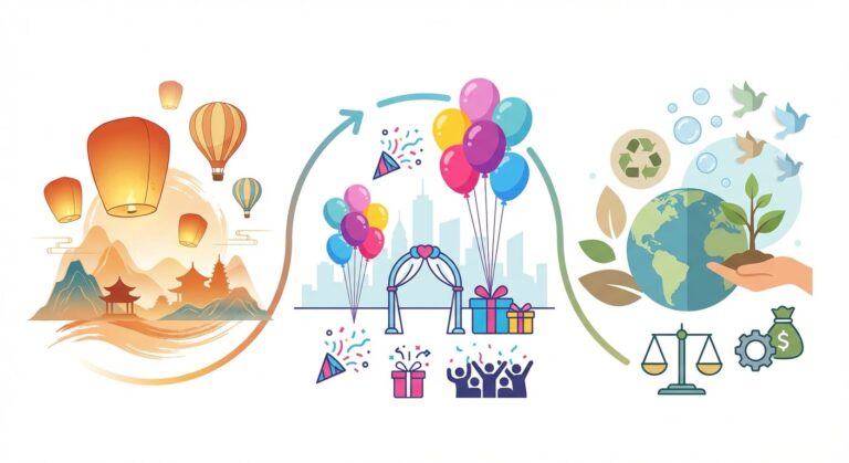 放氣球儀式演變解析:從傳統文化到環保創新的完整指南